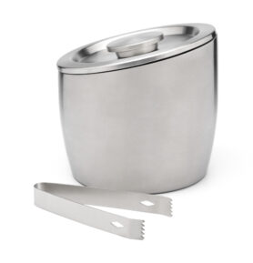 Leopold Vienna Kbelík na led s víkem a kleštičkami Black