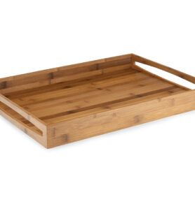 Leopold Vienna Servírovací tác L 55x40cm dark bamboo