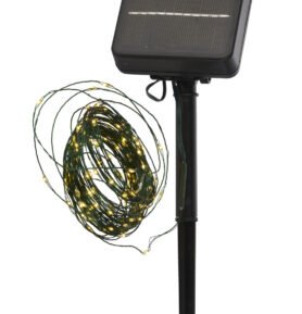 Sirius Solární LED světelný řetěz Knirke (120 LED světýlek), 11,9m+2m