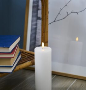 Sirius Dobíjecí LED svíčka Sille, Ø7,5x20cm