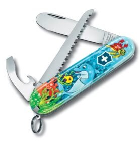 VICTORINOX nůž MŮJ PRVNÍ KAPESNÍ NŮŽ 84mm DOLPHIN EDITION