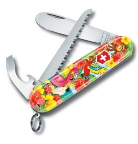 VICTORINOX nůž MŮJ PRVNÍ KAPESNÍ NŮŽ 84mm PARROT EDITION