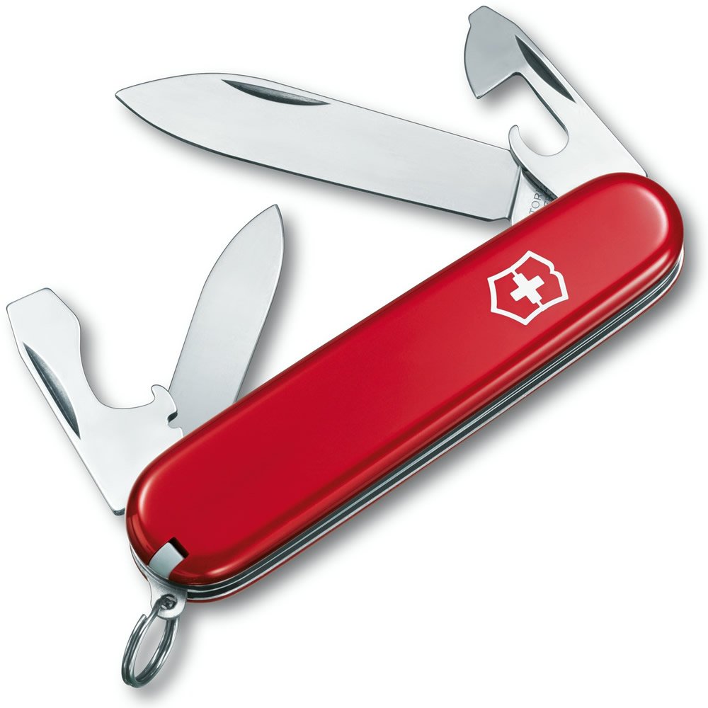 VICTORINOX nůž kapesní RECRUIT 84mm ČERVENÝ