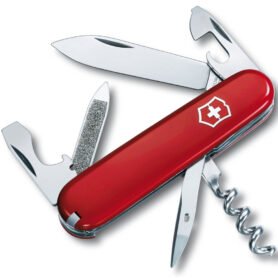 VICTORINOX nůž kapesní SPORTSMAN 84mm ČERVENÝ