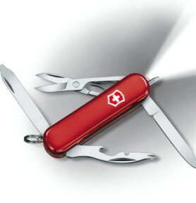 VICTORINOX nůž kapesní MIDNITE MANAGER svítící 58mm ČERVENÝ