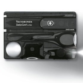 VICTORINOX karta SwissCard LITE ČERNÁ transparentní