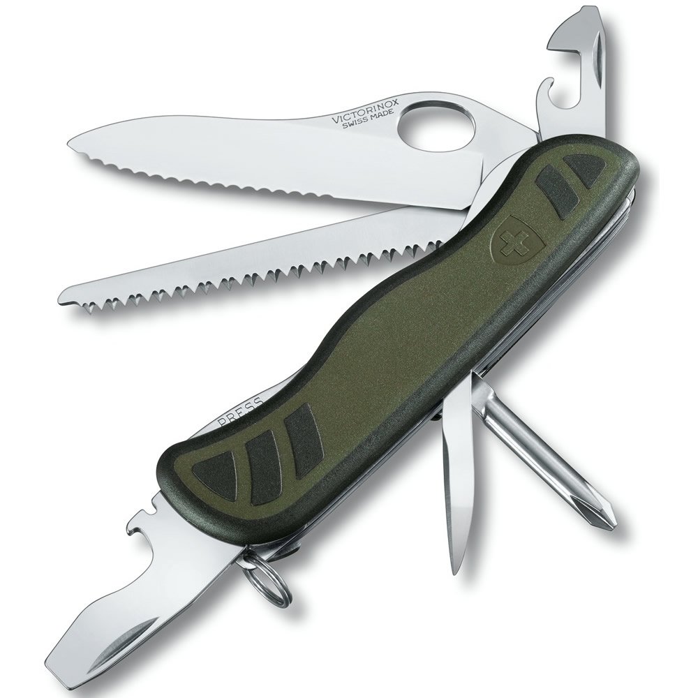VICTORINOX nůž kapesní SOLDIER 111mm ZELENÁ/ČERNÁ