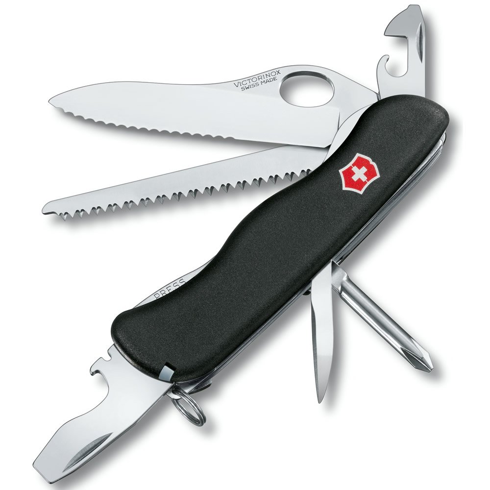 VICTORINOX nůž kapesní TRAILMASTER ONE HAND 111mm ČERNÝ