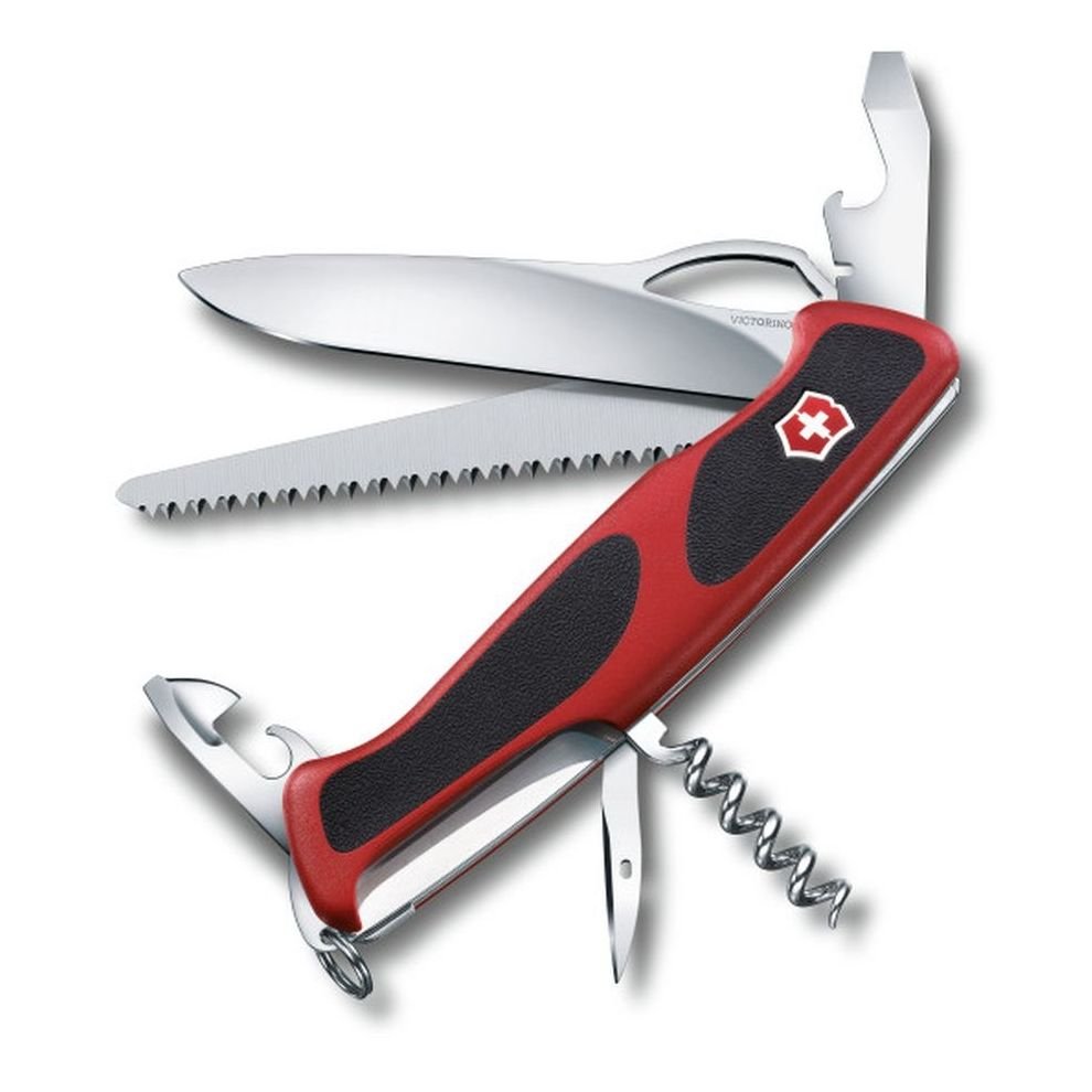 VICTORINOX nůž kapesní RangerGrip 55 130mm ČERVENÝ