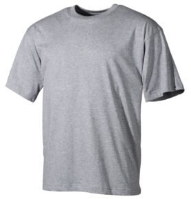 Triko kr.rukáv bavlněné ŠEDÉ vel. 4XL