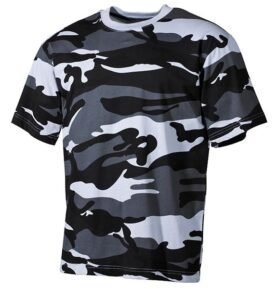 Triko kr.rukáv bavlněné US SKY BLUE CAMO vel. 3XL