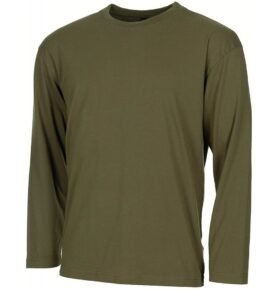 Triko dlouhý rukáv bavlněné ZELENÉ vel. L