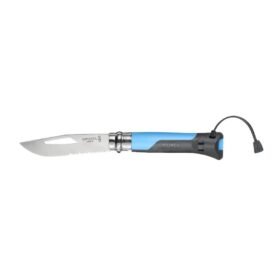 OPINEL nůž VRI INOX No.08 OUTDOOR kombinované ostří MODRÝ
