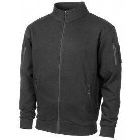 Mikina za zip TACTICAL ČERNÁ vel. XXL