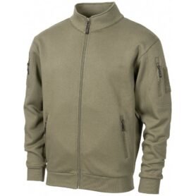 Mikina za zip TACTICAL ZELENÁ vel. XXL