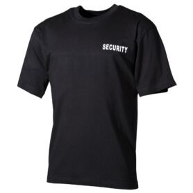 Triko SECURITY krátký rukáv ČERNÉ vel. 5XL