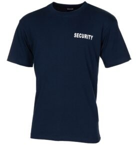 Triko SECURITY krátký rukáv MODRÉ vel. L