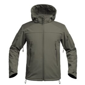 Bunda FIGHTER V2 softshell s kapucí ZELENÁ vel. XXL