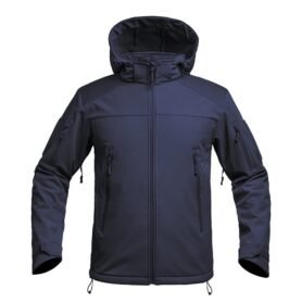 Bunda FIGHTER V2 softshell s kapucí MODRÁ vel. XXL