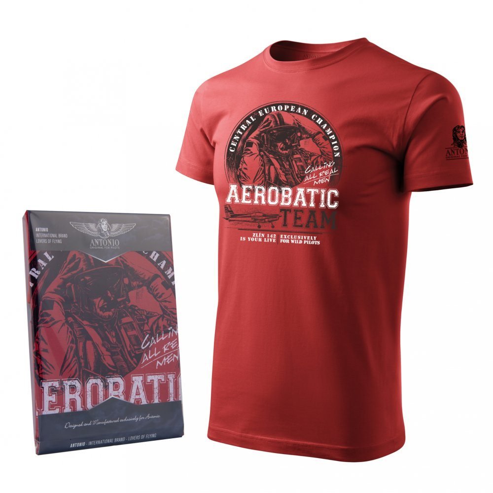 Triko ZLIN-142 ČERVENÉ vel. XXL