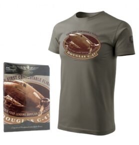 Triko Douglas C-47 SKYTRAIN ŠEDOZELENÉ vel. L