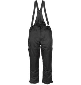 Kalhoty POLAR zateplené s membránou ČERNÉ vel. L