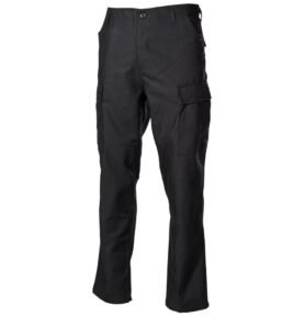 Kalhoty US střih BDU prošité ČERNÉ vel. L