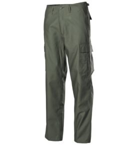 Kalhoty US střih BDU ZELENÉ vel. 3XL