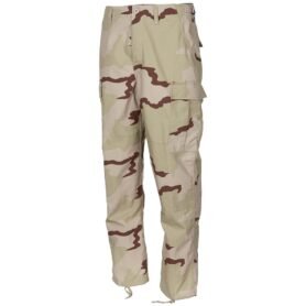 Kalhoty US střih BDU rip-stop 3-COL DESERT vel. XXL