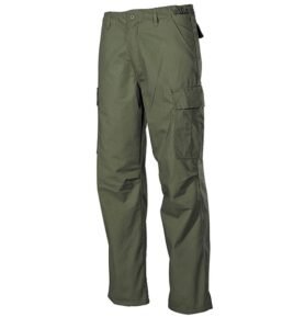 -Kalhoty US VIETNAM rip-stop ZELENÉ vel. M