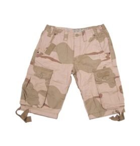 Kraťasy TRINITY seprané 3-COL DESERT vel. M