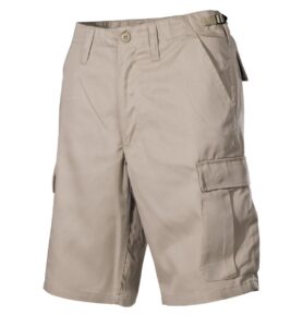 Kraťasy US střih BDU boční kapsy PÍSKOVÉ vel. L