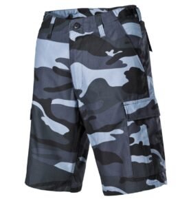 Kraťasy US střih BDU boční kapsy SKY BLUE CAMO vel. M