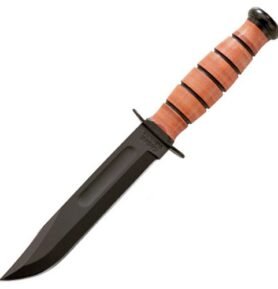 KA-BAR nůž U.S.M.C. SHORT hladké ostří ČERNÝ