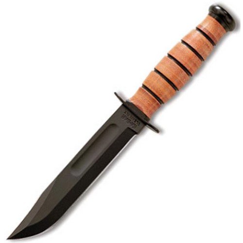 KA-BAR nůž USA SHORT hladké ostří ČERNÝ