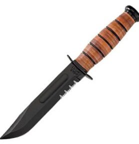 KA-BAR nůž USA ozubené ostří 5-1/4"