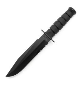 KA-BAR nůž FIGHTER kombinované ostří ČERNÝ