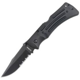 KA-BAR nůž zavírací MULE FOLDER ozubený ČERNÝ