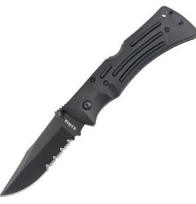 KA-BAR nůž zavírací MULE FOLDER ozubený ČERNÝ