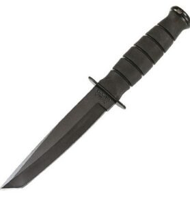 KA-BAR nůž short FIGHTING/UTILITY TANTO hladké ostří ČERNÝ