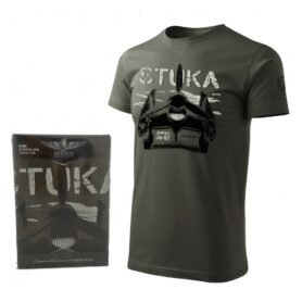 Triko Junkers Ju-87 STUKA ŠEDOZELENÉ vel. XXL
