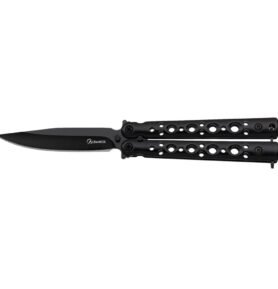 Albainox nůž motýlek 02225 ČERNÝ