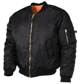 Bunda BOMBER US MA1 ČERNÁ vel. S
