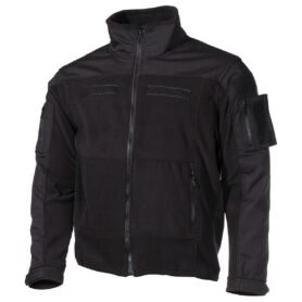 Bunda taktická fleece COMBAT ČERNÁ vel. XXL