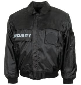 Bunda SECURITY ČERNÁ vel. 4XL