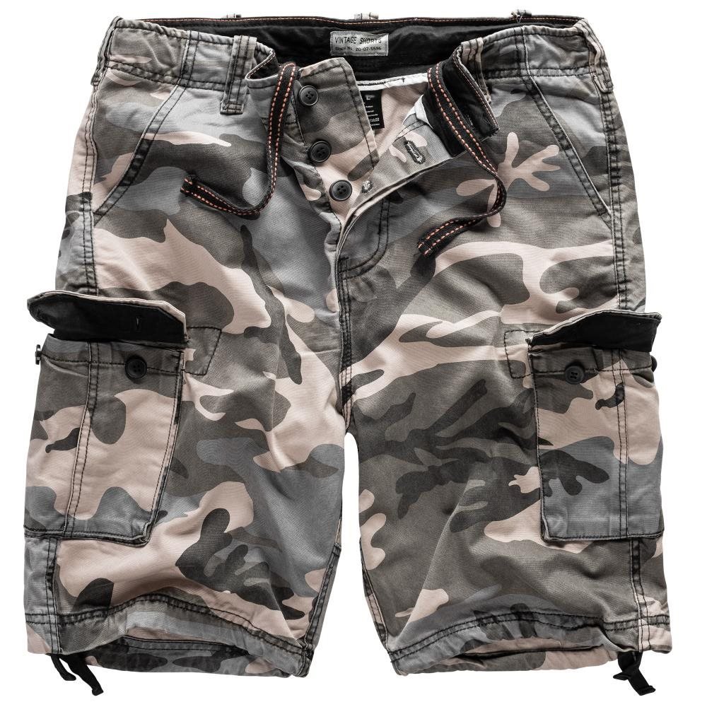 Kraťasy VINTAGE NIGHT CAMO vel. XXL