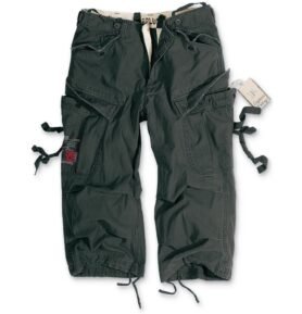 Kraťasy ENGINEER VINTAGE 3/4 ČERNÉ vel. S