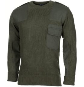 Svetr BW s náprsní kapsou AKRYL ZELENÝ vel. 54