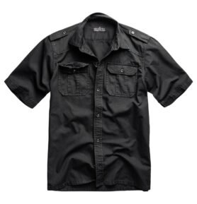 Košile M65 BASIC s krátkým rukávem ČERNÁ vel. M