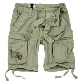 Kraťasy AIRBORNE VINTAGE SVĚTLE ZELENÉ vel. L